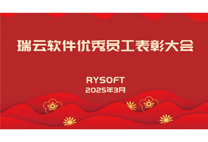 瑞云软件优秀员工表彰大会